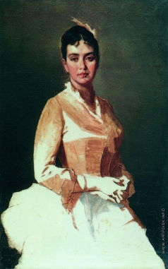 Макаров И. К. Портрет неизвестной (О.И. Макарова, дочь художника?)