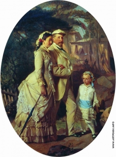 Макаров И. К. Портрет семьи Черемисиновых