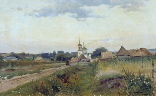 Маковский А. В. Пейзаж с церковью