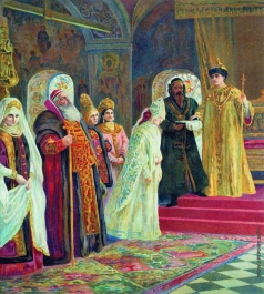 Маковский К. Е. Выбор невесты царем Алексеем Михайловичем