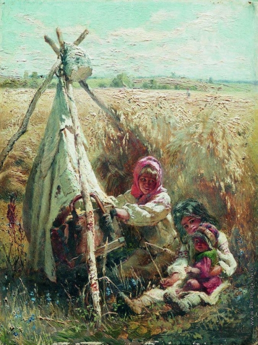 Маковский К. Е. Дети в поле