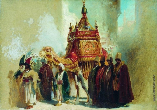 Маковский К. Е. Перенесение священного ковра из Мекки в Каир