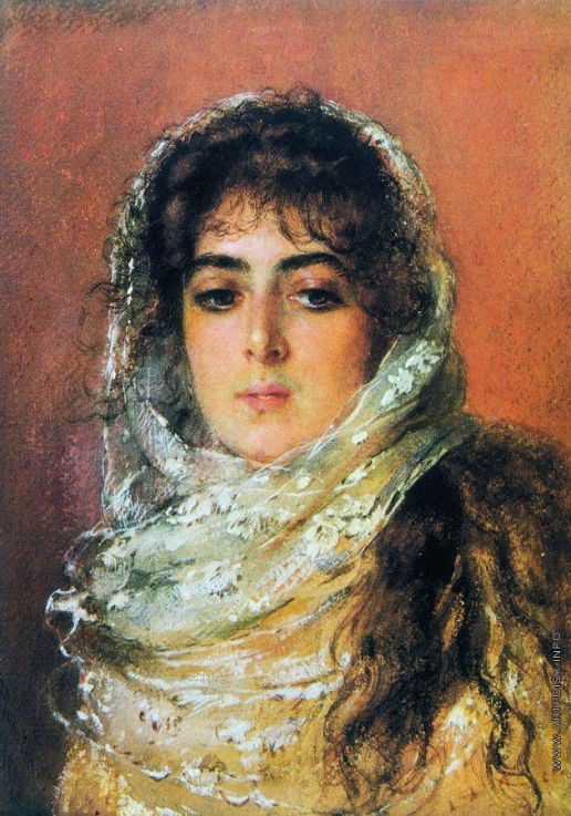 Маковский К. Е. Портрет жены художника Ю.П.Маковской