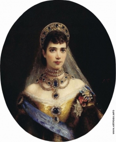 Маковский К. Е. Портрет императрицы Марии Федоровны - супруги императора Александра III