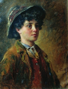 Маковский К. Е. Портрет итальянского мальчика