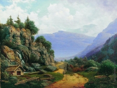 Мещерский А. И. Горный пейзаж