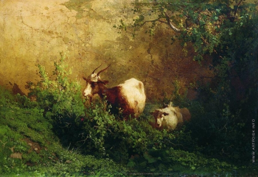 Мещерский А. И. Пейзаж с козами