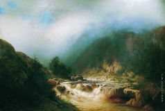 Мещерский А. И. Река в горах Швейцарии