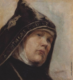 Нестеров М. В. Монахиня. 1897-