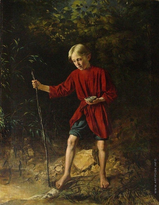 Пукирев В. В. Мальчик с птичьим гнездом