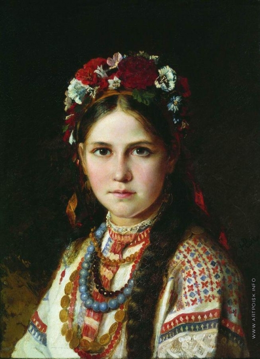 Рачков Н. Е. Девушка-украинка