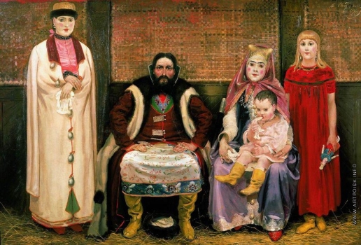 Рябушкин А. П. Семья купца в XVII веке