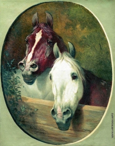 Сверчков Н. Е. Две лошади