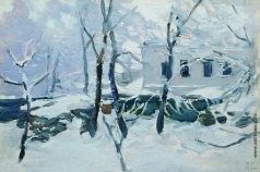 Степанов А. С. Зима. Иней. 1900-