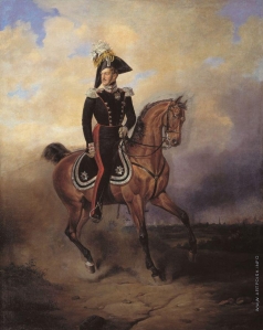 Тимм В. Ф. Портрет императора Николая I на коне
