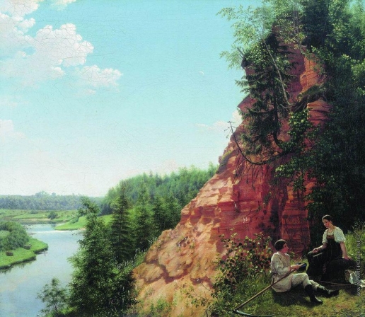 Тыранов А. В. Вид на реке Тосно близ села Никольского