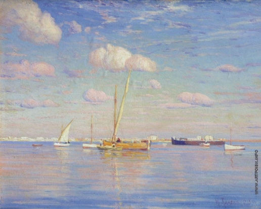 Химона Н. П. Лодки в море