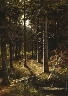 Шишкин И. И. Лесной пейзаж. 1889-