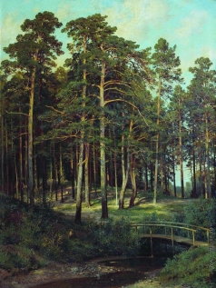 Шишкин И. И. Мостик в лесу
