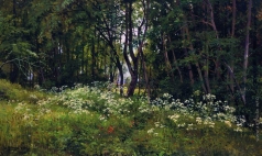 Шишкин И. И. Цветы на опушке леса