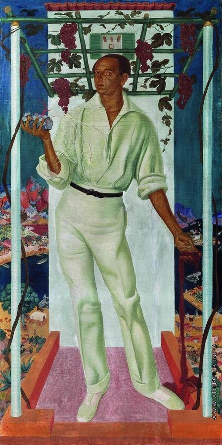 Яковлев А. Е. Портрет мексиканского художника Роберто Монтенегро