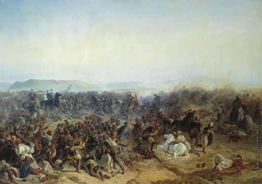Байков Ф. И. Сражение при селении Кюрюк-Дара в окрестностях крепости Карс 24 июля 1854 года