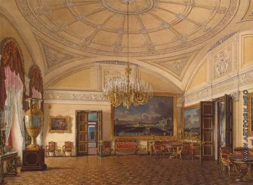 Гау Э. П. Виды залов Зимнего дворца. Первая запасная половина. Большой салон
