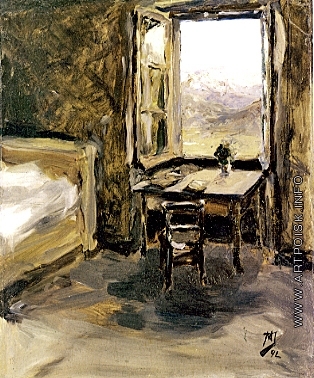 Якунчикова М. В. Темная комната с окном, открытым на Валисские горы